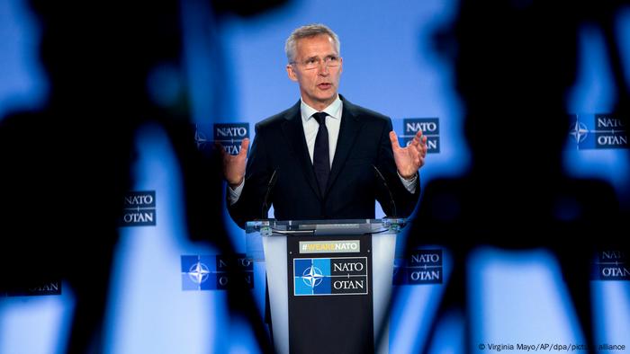 Belgien Pressekonferenz des NATO-Generalsekretärs Stoltenberg