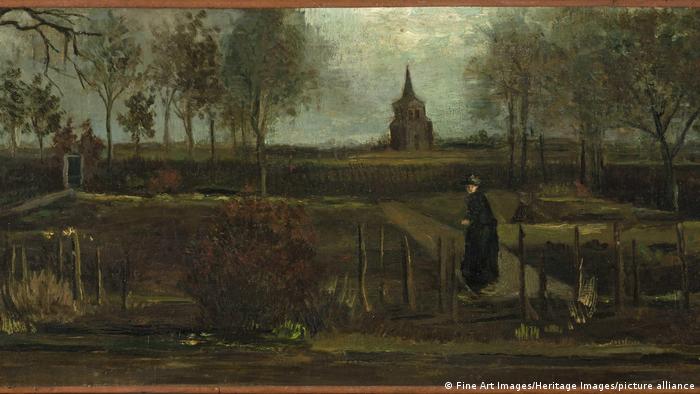 Malerei | The Parsonage Garden at Nuenen in Spring Vincent Van Gogh