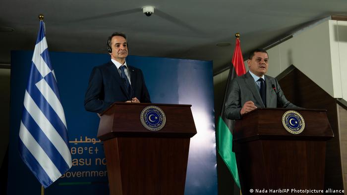 Mitsotakis, geçen hafta Trablus'ta Libya Başbakanı Abdülhamid Dibeybe ile görüşmüştü.