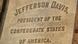 An inscription on a Jefferson Davis monument An inscription on a Jefferson Davis monument