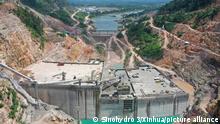 China Baustelle des Wasserkraftprojekts Nam Theun 1 in der Provinz Borikhamxay, Laos