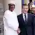 Idriss Déby Itno et Emmanuel Macron le 29 mars 2018 à Paris 