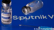 FILE PHOTO: File labelled Sputnik V coronavirus disease (COVID-19) vaccine, March 24, 2021. REUTERS / Dado Ruvic/File Photo