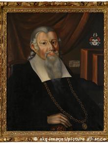 Retrato de Peder Winstrup pintado por J.Ahlgren.