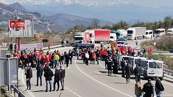 Montenegro Proteste wegen Staatsbürgerschaft