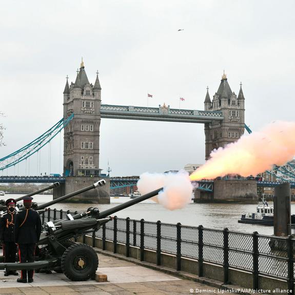 Prince Philip's Death Commemorated By Gun Salutes Across the United Kingdom  : NPR