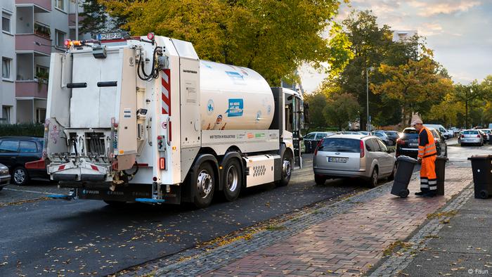 Wasserstoffangetriebene Müllfahrzeuge