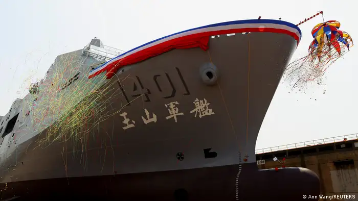 Taiwan Vorstellung Kriegsschiff Yu Shan