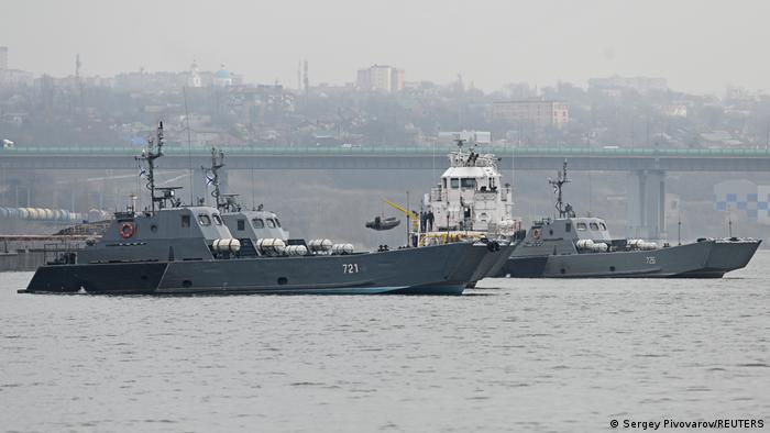 Rostov açıklarındaki Rus donanma gemileri (Arşiv)