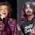 Musiker Mick Jagger und Dave Grohl