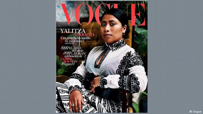 Yalitza Aparicio trägt auf dem Vogue-Cover ein traditionell mexikanisches Kleid 