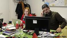 Nis. 14.04.2021. Journalists in the newsroom of the news web portal Juzne vesti