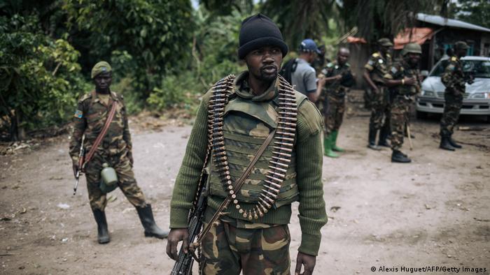 Soldados de las Fuerzas Armadas de la RD del Congo.