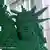 Зеленая модель Cтатуи Свободы