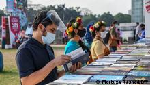 Curtain fell on the month-long Amar Ekushey Book Fair on Monday (12.04.21) in Dhaka, Bangladesh with publishers facing huge losses due to lack of visitors amid COVID-19 outbreak.
