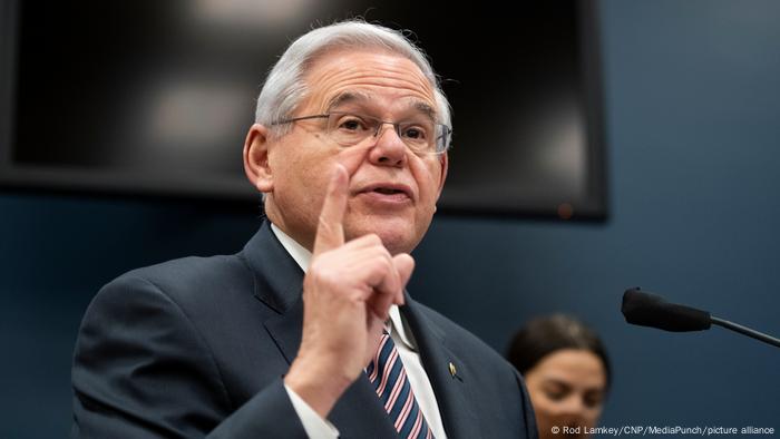 USA New York | Pressekonferenz zum Puerto Rico Self-Determination Act - Bob Menendez