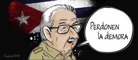 DW Karikatur Vladdo | Castros Abschied