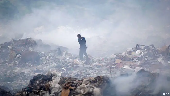 Haiti Erdbeben Müllhalde Müll Abfall Flash-Galerie (AP)