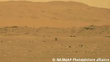 Mars-Helikopter hat erstmals abgehoben
