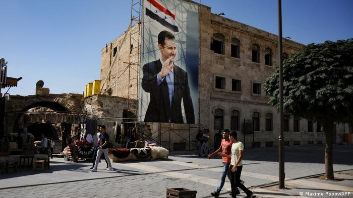 Poster showing Bashar al-Assad 