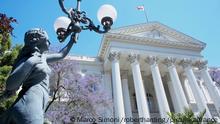 The former National Congress building (Congreso Nacional), Santiago, Chile, South America