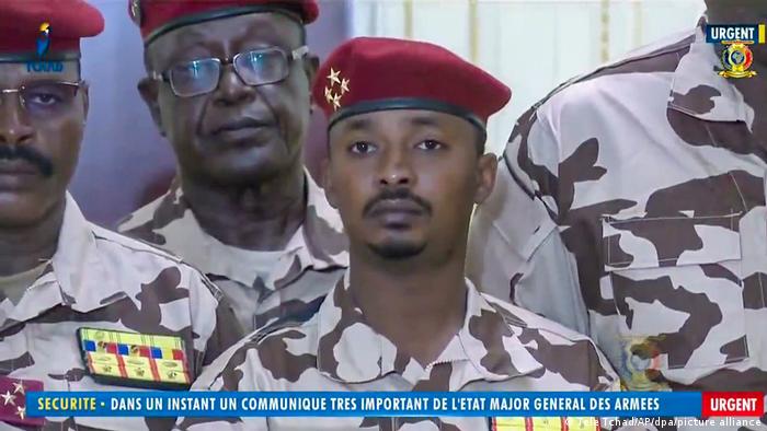 Chad's interim president Mahamat Idriss Deby