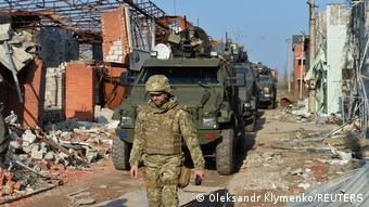 Украинские военные на востоке страны, апрель 2021