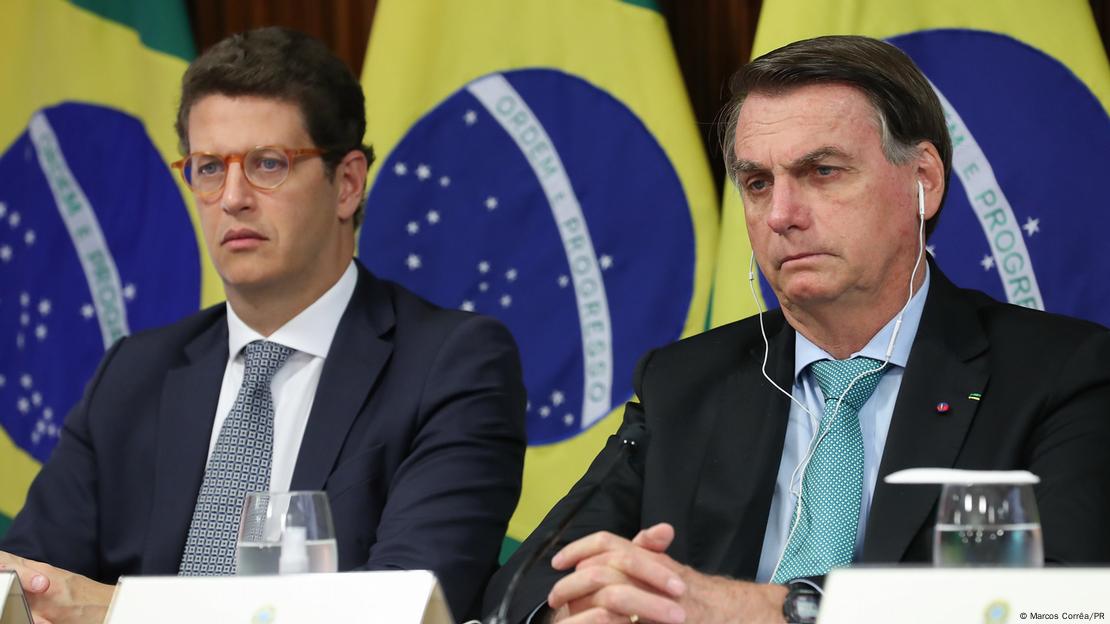 Ricardo Salles e Bolsonaro