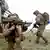 Российские солдаты на учениях в аннексированном Крыму