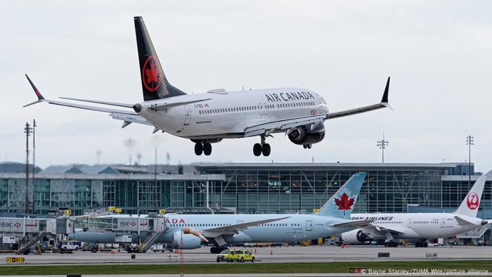 Kanada Flughafen Vancouver Air Canada Boeing 737 MAX 8