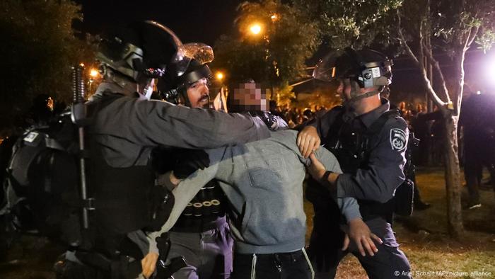 Israel l Protest der jüdischen Extremistengruppe Lahava in Jerusalem