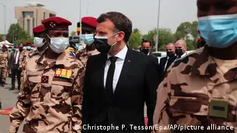 Tschad l Beerdigung von Präsident Idriss Déby Itno | Präsident Macron