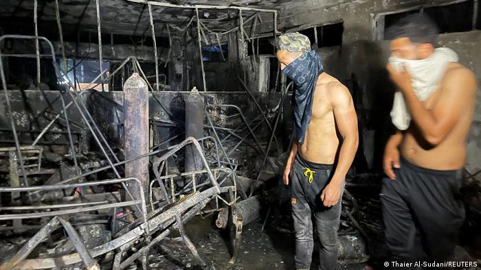 Irak | Corona-Intensivstation | Mehr als 20 Tote bei Brand in Krankenhaus in Bagdad