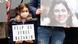 La hija de Nazanin Zaghari-Ratcliffe durante una protesta frente a la embajada iraní en Londres. La hija de Nazanin Zaghari-Ratcliffe durante una protesta frente a la embajada iraní en Londres.