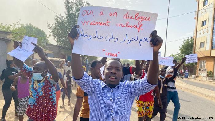 Manifestation à N'Djamena le 27 avril