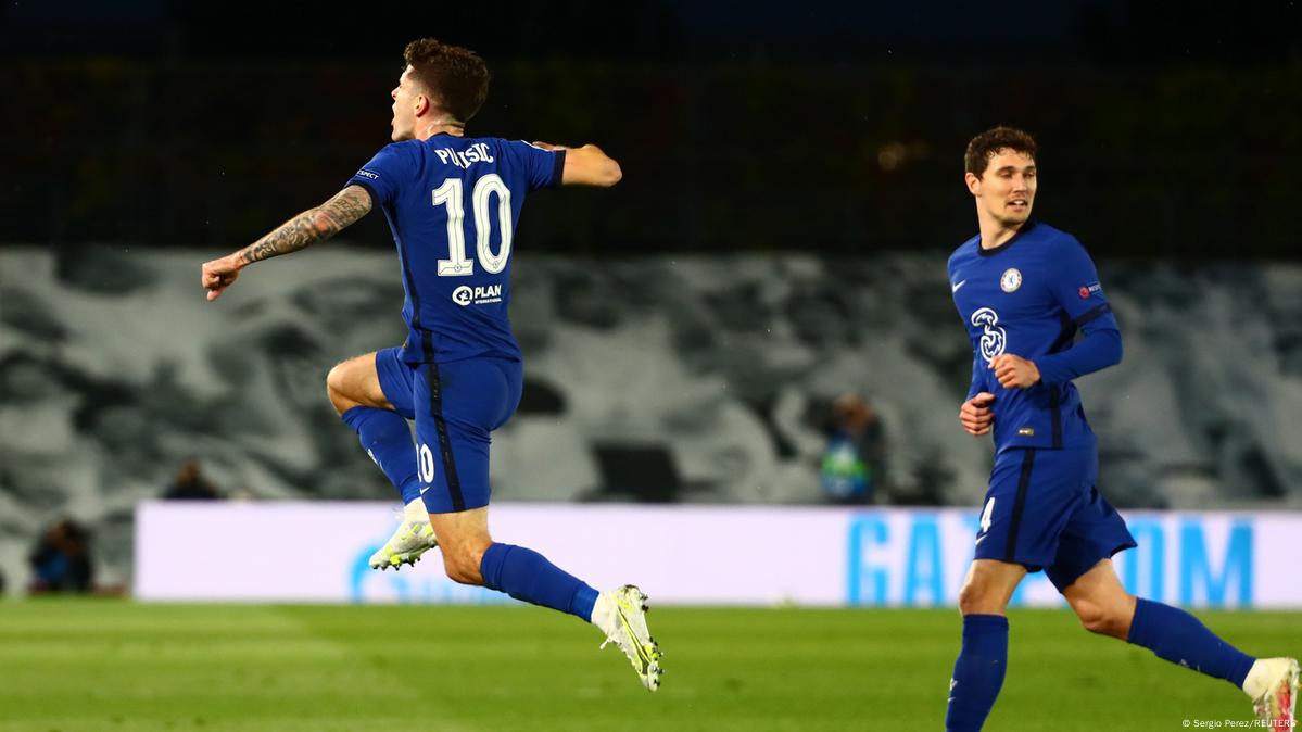 MADRID, SPAIN - APRIL 12: Christian Pulisic of Chelsea FC, Eduardo