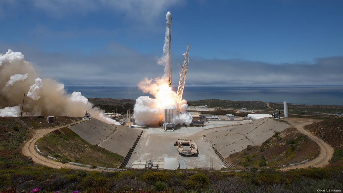 The NASA/German Research Centre for Geosciences GRACE Follow-On spacecraft launch onboard a SpaceX Falcon 9 rocket, .