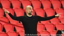 Pep Guardiola - entraineur Man City FOOTBALL : PSG vs Manchester City - 1/2 finale aller - UEFA ligue des champions - 28/04/2021 JBAutissier/Panoramic PUBLICATIONxNOTxINxFRAxITAxBEL