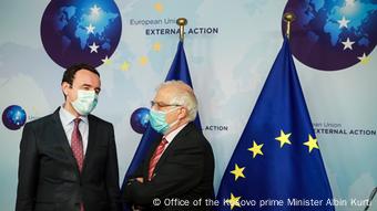 Josep Borrell und Albin Kurti