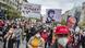 Протестное шествие в Праге Протестное шествие в Праге