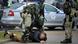 Belarus police arrest a man in Minsk Belarus police arrest a man in Minsk