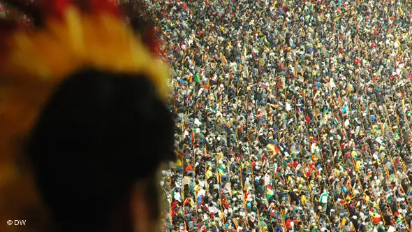 Fußball-Fans im Soccer-City-Stadion in Johannesburg (Foto: Anna Kuhn-Osius)