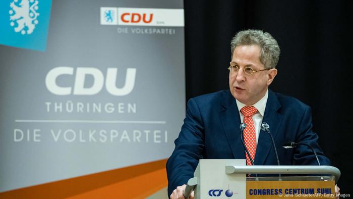 Hans-Georg Maassen speaking at a CDU event Hans-Georg Maassen speaking at a CDU event