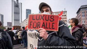 Διαδήλωση για την Εργατική Πρωτομαγιά στη Φρανκφούρτη