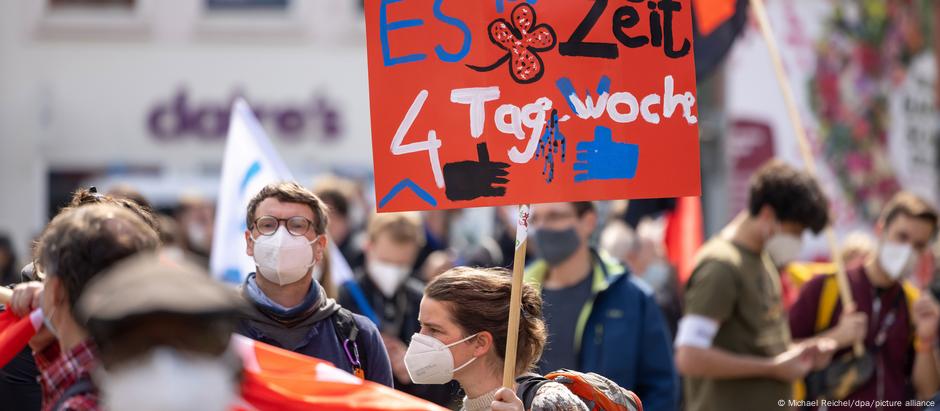 Manifestação de 1º de maio em Erfurt, Alemanha: 