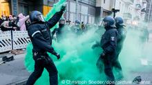 Mai-Kundgebungen in Berlin enden in Krawallen
