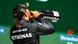 Lewis Hamilton celebrates his win in Portugal Lewis Hamilton celebrates his win in Portugal