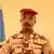 Le président de transition Mahamat Idriss Déby en uniforme militaire