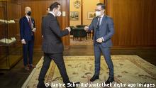 Deutschland Berlin | Außenminister Heiko Maas & Bujar Osmani, Nord-Mazedonien