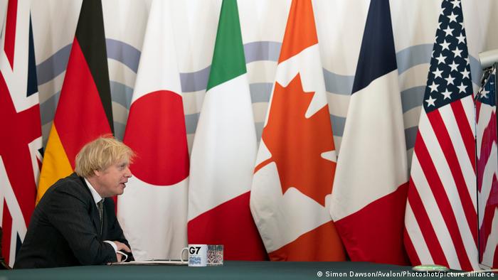 Großbritannien Boris Johnson G7 Videokonferenz